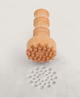 Clay Stamp - Sun Dots